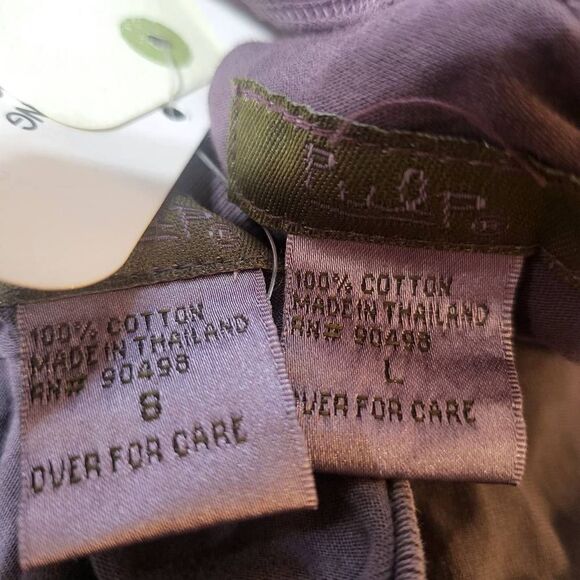 Pulp raising women's long sleeves henley raisin pullover top size L,S,M,XL - Picture 5 of 5